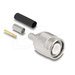 [91765] Delock TNC Stecker zum Crimpen LMR 200mit passendem Schrumpfschlauch