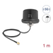 [81469] Delock 5G LTE GNSS WiFi 6 Antenne SMA Stecker 1.9 - Omnidirektional - 3,3 dB