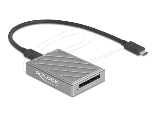 [91021] Delock 40 Gbps USB Type-C Card für CFexpress Typ B Speicherkarten - Card-Reader - CF Express Typ A