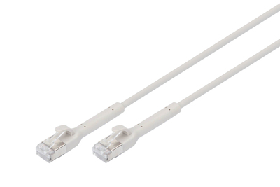 [DK-1632-A-020B] DIGITUS CAT 6A F-FTP abwinkelbares Patchkabel, Kupfer, 2 m, grau