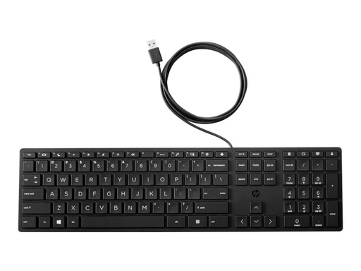 [9SR37A9#ABD] HP 320K v2 - Tastatur - USB - Deutsch - bulk (Packung mit 12)