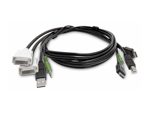 [SK2DVI2HDMMKVM06-TAA] StarTech.com Adapterkabel - TAA-konform - USB Typ A, DVI, 3,5 mm Audioanschluss männlich zu HDMI, USB Type B, 3,5 mm Audioanschluss männlich