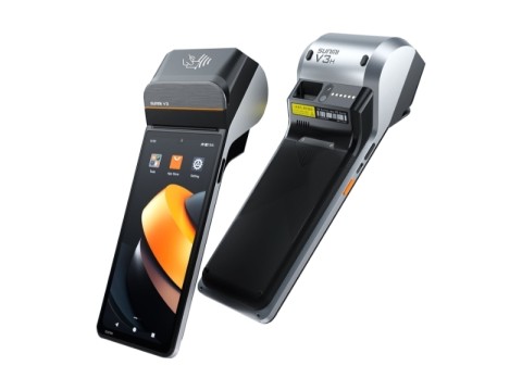 [P06100047-HOL] Sunmi V3H - 6.75" Display Android 13 GMS Bondrucker+ Labeldrucker microSD Slot - Android