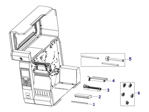 [P1083320-080] Zebra Farbband - für Zebra ZT610