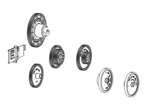 [P1037974-061] Zebra Antriebszahnrad-Satz