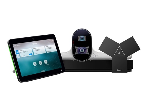 [A2QP0AA#AC3] Poly HP Poly G7500 No Radio or Power Cord - Videokonferenzsystem (Poly G7500 Codec, Poly Studio E70 Kamera, Poly TC10 Touchcontroller)