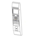 [P1083320-108] Zebra Bedienfeld, Standard