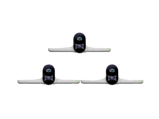 [9J6A5AA] Poly HP Poly Studio E70 - Zoom Room Intelligent Director Camera Kit - Videokonferenz-Leiste - Certified for Zoom Rooms Intelligent Director - weiß (Packung mit 3)