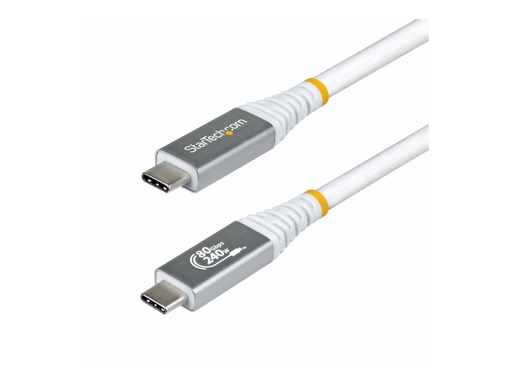 [CC1M80GUSB4CABLEW] StarTech.com USB-Kabel - 24 pin USB-C (M)
