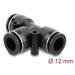 [60751] Delock Pneumatik Steckverbinder 12 mm mit zwei Befestigungslöchern T-Form