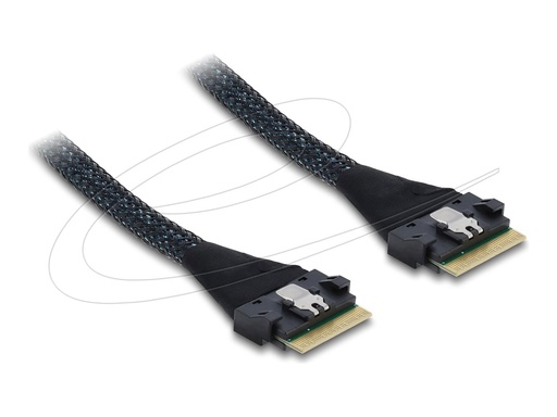[82303] Delock Internes SAS-Kabel - 8i Slim SAS (SFF-8654)