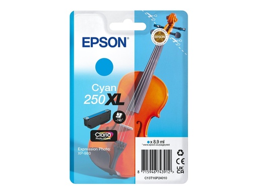 [C13T16P24010] Epson 250XL - 8.9 ml - XL - Cyan - original
