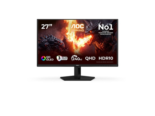 [Q27G41ZDF] AOC Gaming Q27G41ZDF - G4 Series - OLED-Monitor - Gaming - 68.6 cm (27")