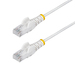 [N6PAT25CMWHS] StarTech.com White Slim Cat6 Ethernet Cable - Kabel - Netzwerk