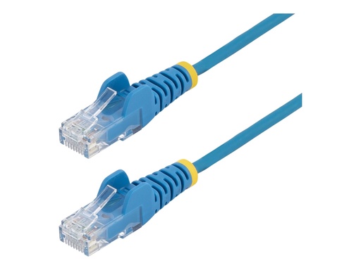 [N6PAT25CMBLS] StarTech.com Blue Slim CAT6 Ethernet Cable - Kabel - Netzwerk