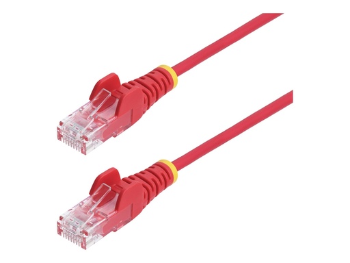 [N6PAT25CMRDS] StarTech.com Red Slim CAT6 Ethernet Cable - Kabel - Netzwerk