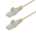 [N6PAT25CMGRS] StarTech.com Gray Slim Cat6 Ethernet Cable - Kabel - Netzwerk