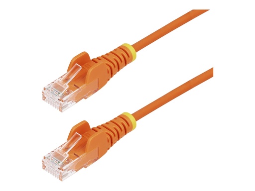 [N6PAT25CMORS] StarTech.com Orange Slim CAT6 Ethernet Cable - Kabel - Netzwerk