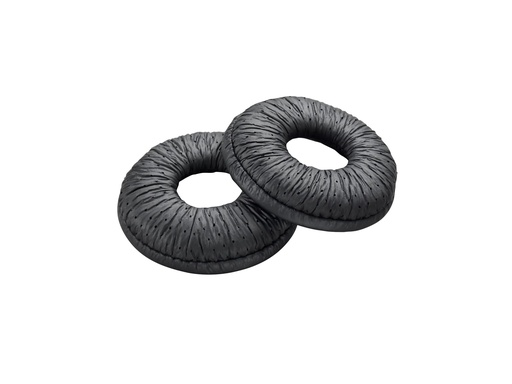 [85Q20AA] Poly HP Poly - Ohrpolster für drahtloses Headset - Kunstleder - Schwarz (Packung mit 2)