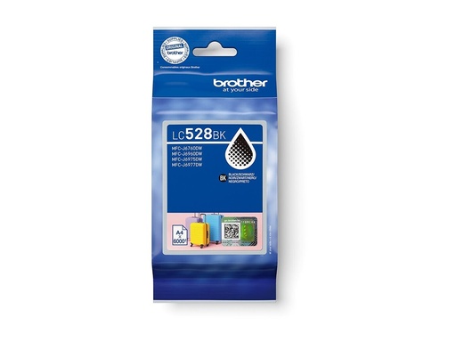 [LC528BK] Brother LC528BK - Schwarz - original - Kissenverpackung