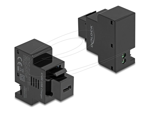[41480] Delock Snap-in-Modul (Keystone) - PD 20 W