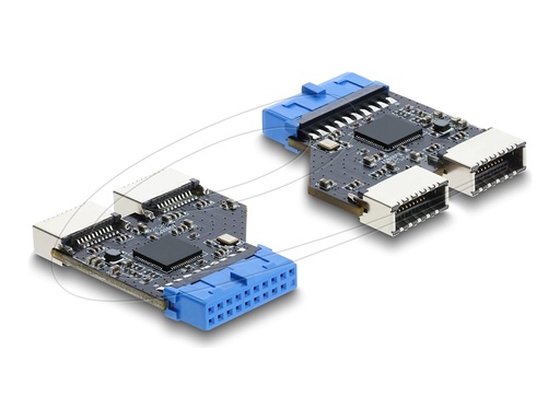 [67342] Delock USB-Adapter - 20-poliger USB Typ E (W)