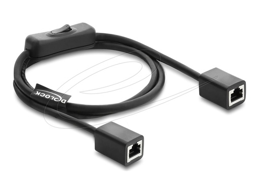 [81566] Delock Netzwerkkabel - RJ-45 (W) zu RJ-45 (W)