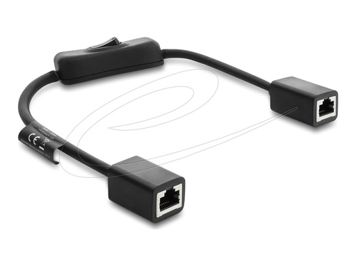 [81565] Delock Netzwerkkabel - RJ-45 (W) zu RJ-45 (W)