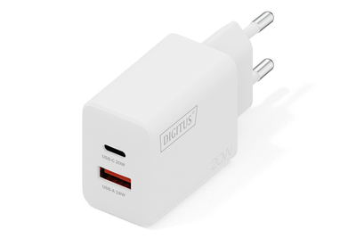 [DA-10300] DIGITUS USB Charger 20W, 1x USB-C, 1x USB-A