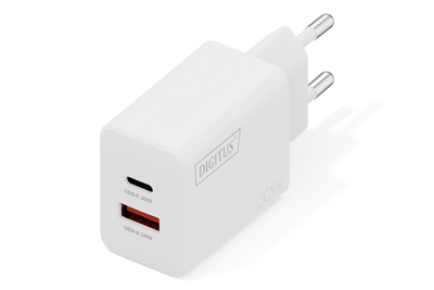 [DA-10301] DIGITUS USB GaN Charger 30W, 1x USB-C, 1x USB-A