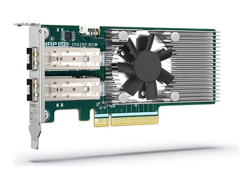 [QXG-25G2SF-BCM] QNAP QXG-25G2SF-BCM - Netzwerkadapter - PCIe