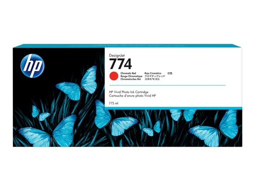 [P2W02A] HP 774 - 775 ml - Chromatic Red - original - DesignJet