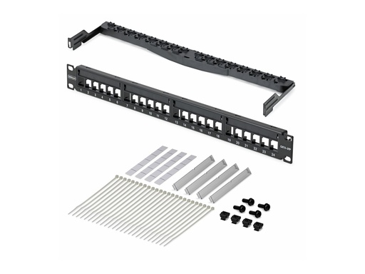 [C6PANELUTP241UCM] StarTech.com 24 Port 1U Blank Keystone Patch Panel - Kabel - Netzwerk