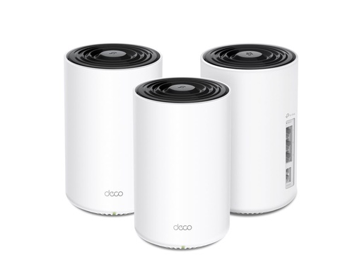 [Deco PX10(3-pack)(EU)] TP-LINK Deco PX10 V1 - WLAN-System - (3 Router) - bis zu 6.100 qm - Netz 1GbE, HomePlug AV (HPAV)