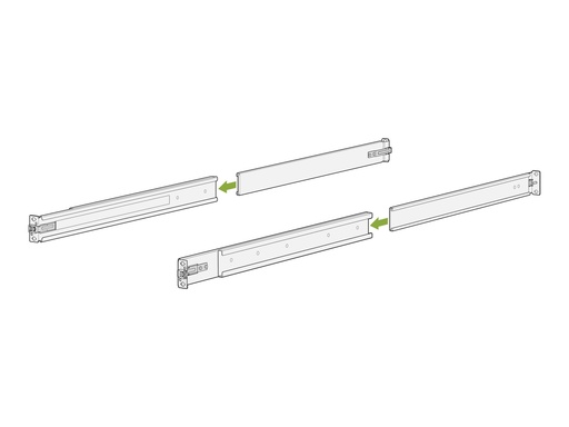 [EX4100-H-4P-TL-RMK] Juniper Rack Halterungsset (4 Pfosten)