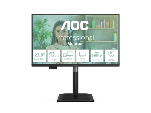 [24P4CV] AOC Pro-line 24P4CV - P4 Series - LED-Monitor - USB - 61 cm (24")