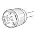 [CBL-PWRC21R-JP-L] Juniper Power Cord AC Japan C21 Right-angle to NEMA L6-20 - Kabel