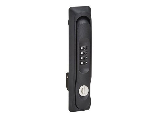 [SRCOMBO4] Eaton Tripp Lite Series SmartRack Locking Door Handles for Server Rack Front and Back Doors, 4-Digit Combination Lock, 2 Keys - Rack-Türgriff mit Kombinationsschloss - 4-digit combination - an Tür montierbar - Schwarz (Packung mit 2)