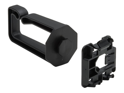 [NCM-DIN01-02] Eaton Tripp Lite Series Cable Management D-Rings for DIN Rails - Multi-Angle, 1U, Black, 2 Pack - D-Ring-Kabelführungskit (horizontal / vertikal)