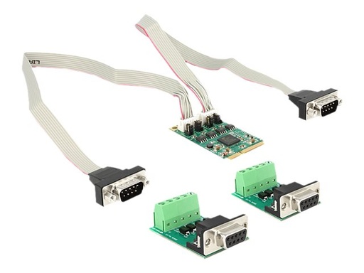 [95245] Delock MiniPCIe I/O PCIe full size 2 x Serial