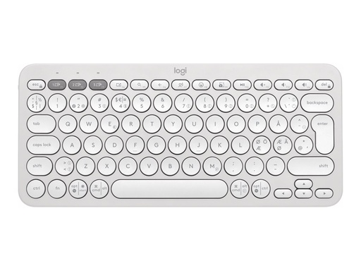 [920-011880] Logitech Pebble Keys 2 K380s - Tastatur - kabellos - Bluetooth LE - QWERTY - Nordisch (Dänisch/Finnisch/Norwegisch/Schwedisch)