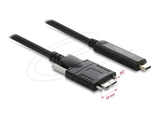 [83623] Delock USB-Kabel - USB-C (M) zu Micro-USB Typ B (M)