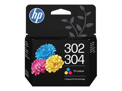 [B7RT6AE#LS1] HP 302/304 - 2 ml - Farbe (Cyan, Magenta, Gelb)
