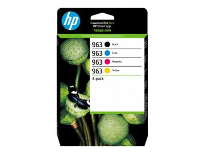 [6ZC70AE#LS1] HP 963 - 4er-Pack - Schwarz, Gelb, Cyan, Magenta