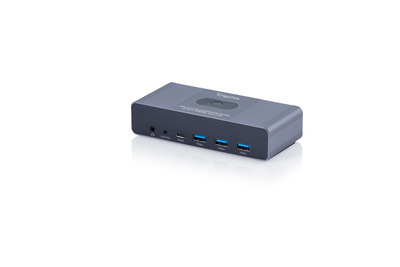[DS-12856] DIGITUS USB-C 3.0 Dual HDMI KVM Switch, 2-Port, 4K60Hz, Core Line