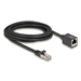 [90317] Delock Netzwerk Verlängerungskabel RJ45 Stecker zu Buchse Cat.6a S/FTP - Verlängerungskabel - Netzwerk