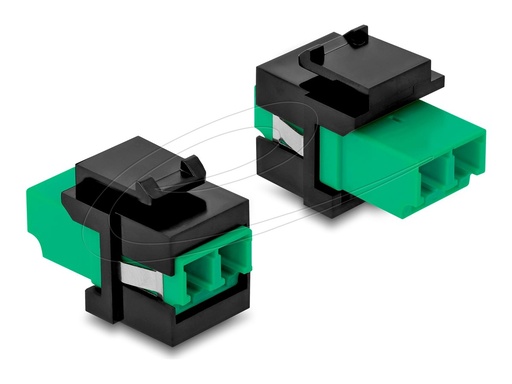 [87074] Delock Keystone-Modul - SC Duplex (W) zu SC Duplex (W)