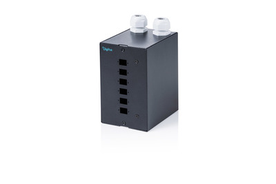 [DN-96991] DIGITUS LWL Hutschienen verteiler, 6 Port, SC SX/LC DX, Schwarz