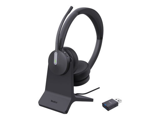 [1208739] Yealink WH64 Hybrid Dual - Headset - On-Ear