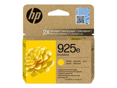 [4K0W2PE#LS1] HP 925e EvoMore - 9 ml - Gelb - original - Officejet